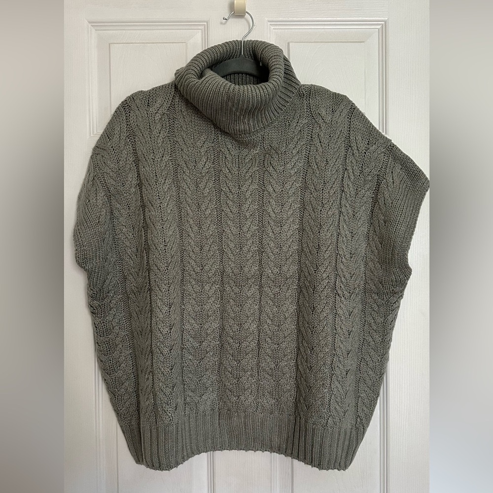 SPLENDID Aspen Sleeveless Turtleneck Sweater S